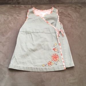 Baby Girls Janie and Jack sleeveless dress.